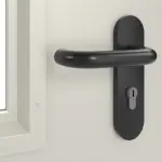 Detailansicht der Oberfläche von Innentür-Set Stahl Mehrzwecktür D65-1 OD mit LA-B2 inkl. Blockzarge - Hörmann