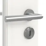 Detailansicht der Oberfläche von Landhaus 1 LA Classic Durat Verkehrsweiß RAL 9016 Innentür - Huga