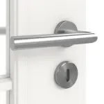 Detailansicht der Oberfläche von Landhaus 2 LA Lugano Classic Durat Verkehrsweiß RAL 9016 Innentür - Huga