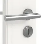 Detailansicht der Oberfläche von Landhaus 2 LA Classic Durat Verkehrsweiß RAL 9016 Innentür - Huga