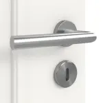 Detailansicht der Oberfläche von HUGA Innentür Landhaus 2 Weißlack Classic