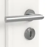 Detailansicht der Oberfläche von HUGA Innentür Landhaus 3 Weißlack Classic