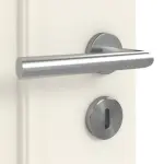 Detailansicht der Oberfläche von HUGA Innentür Landhaus 4 Weißlack Classic