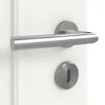 Detailansicht der Oberfläche von Landhaus 4 Classic Durat Verkehrsweiß RAL 9016 Innentür - Huga