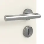 Detailansicht der Oberfläche von HUGA Innentür Landhaus 5 Weißlack Classic