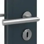 Detailansicht der Oberfläche von Titangrau A 416 LA-100 PortaLit Zimmertür - Westag