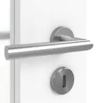 Detailansicht der Oberfläche von Esche Weiß ES 242 LA-100 PortaLit Zimmertür - Westag