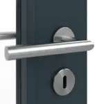 Detailansicht der Oberfläche von Titangrau A 416 Typ LA-1000 PortaLit Zimmertür - Westag