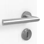 Detailansicht der Oberfläche von Esche Weiß ES 242 Typ LA-3Q PortaLit Zimmertür - Westag