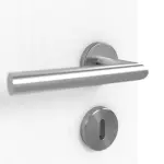 Detailansicht der Oberfläche von Esche Weiß ES 242 Typ LA-40 PortaLit Zimmertür - Westag