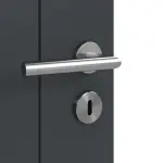 Detailansicht der Oberfläche von Signum 13 Basic Lack Anthrazit RAL 7016 Innentür - Huga