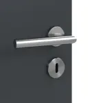 Detailansicht der Oberfläche von Groove 14 ProLine Lack Anthrazit RAL 7016 Innentür - Hörmann