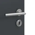 Detailansicht der Oberfläche von Signum 14 Basic Lack Anthrazit RAL 7016 Innentür - Huga