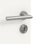 Detailansicht der Oberfläche von Signum 15 LA 24 bandseitig Basic Lack Verkehrsweiß RAL 9016 Innentür - Huga