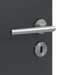 Detailansicht der Oberfläche von Signum 15 Basic Lack Anthrazit RAL 7016 Innentür - Huga