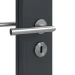 Detailansicht der Oberfläche von Signum 20 LA 27 Basic Lack Anthrazit RAL 7016 Innentür - Huga