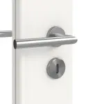 Detailansicht der Oberfläche von Signum 29 LA 24 schlossseitig Basic Lack Verkehrsweiß RAL 9016 Innentür - Huga