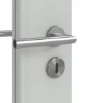 Detailansicht der Oberfläche von Groove 31 LA 24 schlossseitig ProLine Lack Grau RAL 7035 Innentür - Hörmann