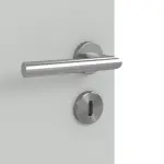 Detailansicht der Oberfläche von Groove 51 ProLine Lack Grau RAL 7035 Innentür - Hörmann