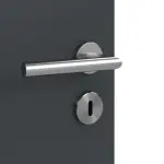 Detailansicht der Oberfläche von Signum 53 Basic Lack Anthrazit RAL 7016 Innentür - Huga