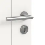 Detailansicht der Oberfläche von Signum 92 Basic Lack Verkehrsweiß RAL 9016 Innentür - Huga