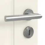 Detailansicht der Oberfläche von HUGA Innentür Kontur 5 Weißlack Classic