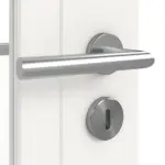 Detailansicht der Oberfläche in RAL 9016 von Lacuna 4 LA Classic Weißlack Innentür - Huga