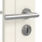 Detailansicht der Oberfläche von Lacuna 5 LA Classic Weißlack Innentür - Huga