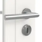 Detailansicht der Oberfläche von Lacuna 5 LA Classic Weißlack Innentür - Huga