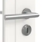 Detailansicht der Oberfläche von Lacuna 6 LA 2 Classic Weißlack Innentür - Huga