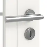 Detailansicht der Oberfläche von Lacuna 7 LA Classic Weißlack Innentür - Huga