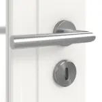 Detailansicht der Oberfläche von Lacuna 8 LA Classic Weißlack Innentür - Huga