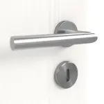 Detailansicht der Oberfläche von Smart 1 quer Basic Durat Pino Weiß Innentür - Huga