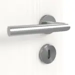 Detailansicht der Oberfläche von Smart 2 quer Plain 79-7 Basic Durat Pino Weiß Innentür - Huga