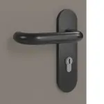 Detailansicht der Oberfläche von Rauchschutztür Taupe RAL 7048 ProLine Lack - Hörmann