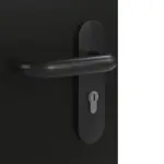 Detailansicht der Oberfläche von GARANT Rauchschutztür 0901-60 Black Resopal