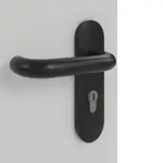 Detailansicht der Oberfläche von GARANT Rauchschutztür D92-60 Dove Grey Resopal