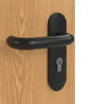 Detailansicht der Oberfläche von GARANT Rauchschutztür Eiche Premium GCK08