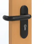 Detailansicht der Oberfläche von GARANT Rauchschutztür Buche Exklusiv CePaL mit Lichtausschnitt LA-2