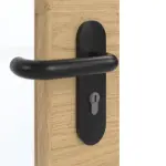 Detailansicht der Oberfläche von GARANT Rauchschutztür Quer Authentic Asteiche CePaL mit Lichtausschnitt LA-4 schlossseitig