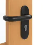 Detailansicht der Oberfläche von GARANT Rauchschutztür Buche Exklusiv CePaL mit Lichtausschnitt LA-6