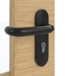 Detailansicht der Oberfläche von GARANT Rauchschutztür Quer Authentic Asteiche CePaL mit Lichtausschnitt LA-6