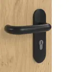 Detailansicht der Oberfläche von GARANT Rauchschutztür Authentic Asteiche CePaL mit Lichtausschnitt LA-8