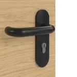 Detailansicht der Oberfläche von GARANT Rauchschutztür Quer Authentic Asteiche CePaL mit Lichtausschnitt LA-8