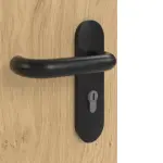 Detailansicht der Oberfläche von GARANT Rauchschutztür Authentic Asteiche CePaL mit Lichtausschnitt LA-9