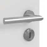 Detailansicht der Oberfläche von GARANT Schallschutztür 0160-60 Silver Grey CePaL