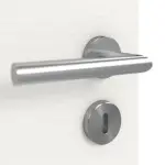 Detailansicht der Oberfläche von GARANT Schallschutztür Quer Authentic Bianco GCK08