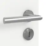 Detailansicht der Oberfläche von GARANT Schallschutztür D354-60 Designer White Resopal