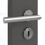 Detailansicht der Oberfläche von GARANT Schallschutztür 10622-60 Ebony CePaL mit Lichtausschnitt LA-2