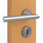 Detailansicht der Oberfläche von GARANT Schallschutztür Buche Exklusiv CePaL mit Lichtausschnitt LA-2